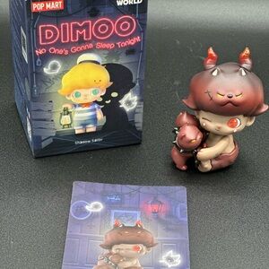 Pop Mart DIMOO Shadow Sailor Figure - Black and Red